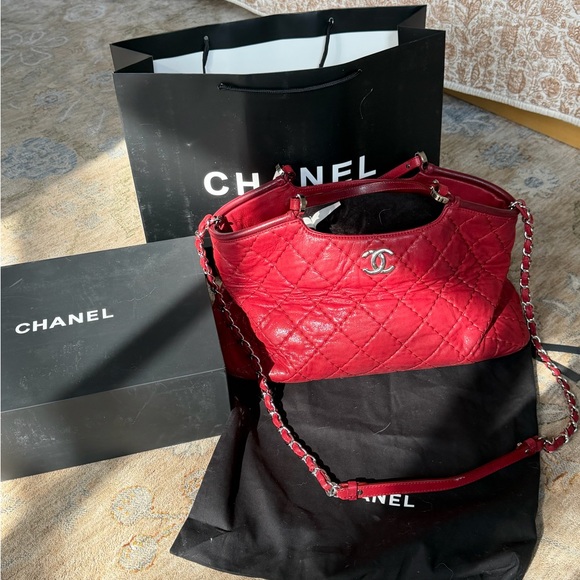 Authentic RARE Iridescent Chanel Tote - Picture 3 of 13